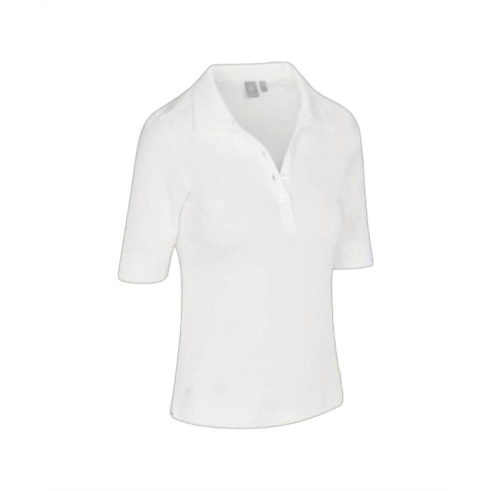 NEW NUSPORT women's del mar polo in sea salt